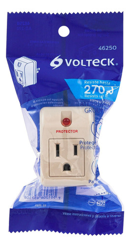 Adaptador Con Supresor De Picos 270 Joules Volteck