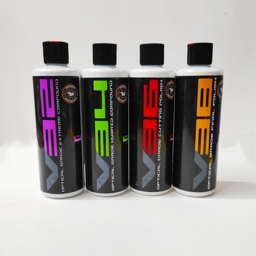 Imagen 1 de 1 de Kit Pulido Chemical Guys Made In Usa 4 Compuestos 500ml C/u
