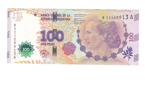 Ltb170. Reposición 100pesos 2017 Stuzenegger Michetti B4346