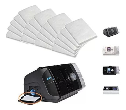 Cpap Filtros Airsense 10/aircurve 10/ Airstart/s9 Pack De 60