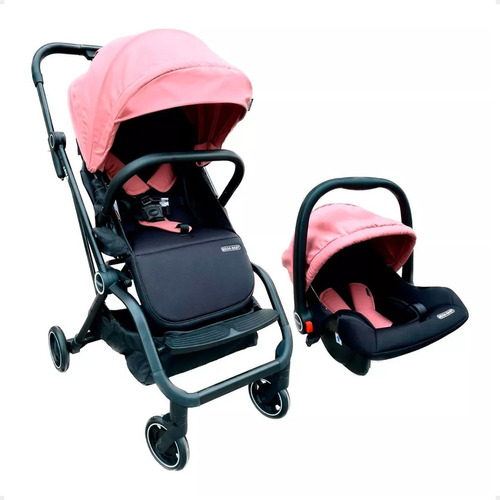 Coche Bebe Huevito Compacto Rebatible Gira 360 Grados Java