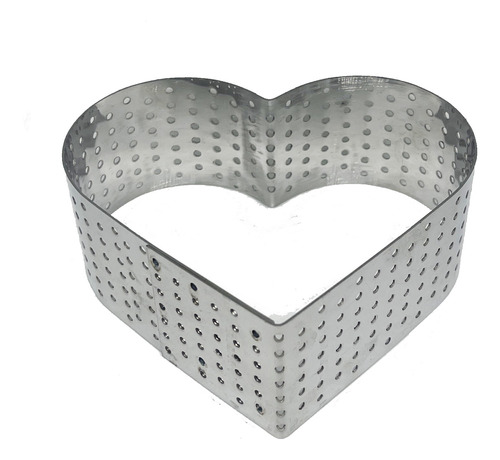 Aro Cintura Microperforado Corazon Tartas 10 Cm Alto 4 Cm