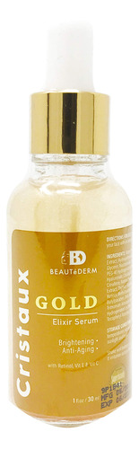 Beautederm Cristaux Gold Elixir Serum 1.0 Fl Oz