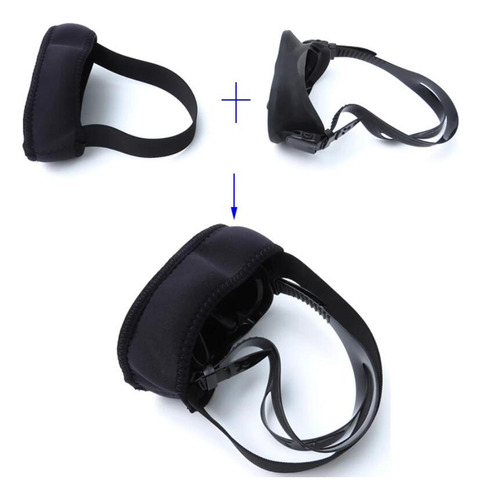 Máscara Para Ojos Para Gafas De Natación, Simulación