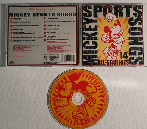 Cd Mickey Sports Songs - 14 All Star Hits