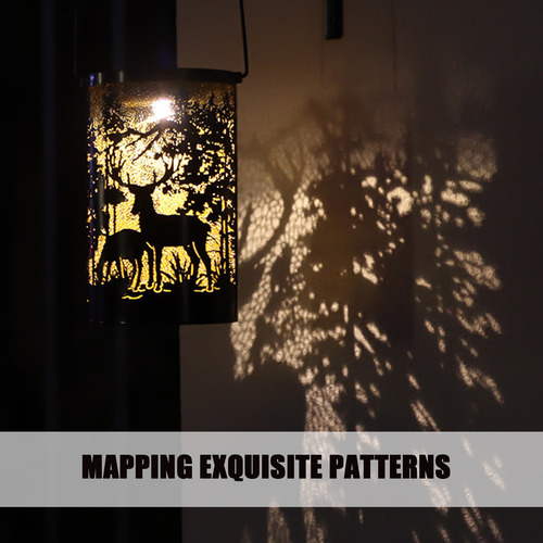 ! Farol Colgante For Exteriores X Solar Lanterns, Con Luces