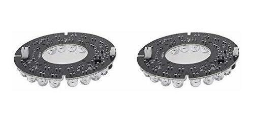 2 Placa Iluminacion Infrarroja Od 3 36 Led Foco Redondo