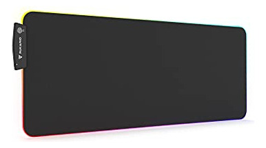 Rukario Mousepad Rgb | 15 Modos De Luz | Microfibra Suave Y