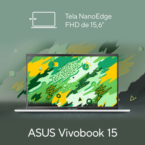 Notebook Asus Vivobook 15 M1502ya Amd Ryzen 7 7730u 16gb Ram 1tb Ssd Linux Keepos 15,6 Fhd Cool Silver Nj493 Cool Silver