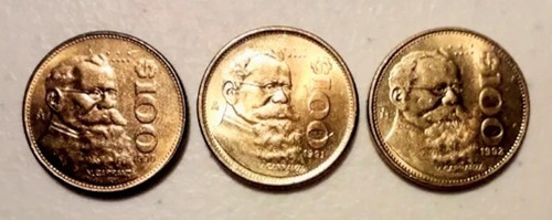 100 Pesos Venustiano Carranza 1990, 1991 Y 1992