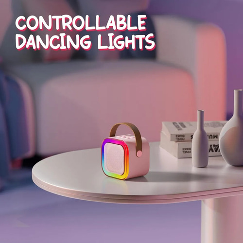 H Karaoke Infantil 2p Microfono Para Niños Altavoces