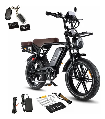 Bicicleta Eletrica Ouxi V8 Ultra 1000w Suporta 2 Passageiros