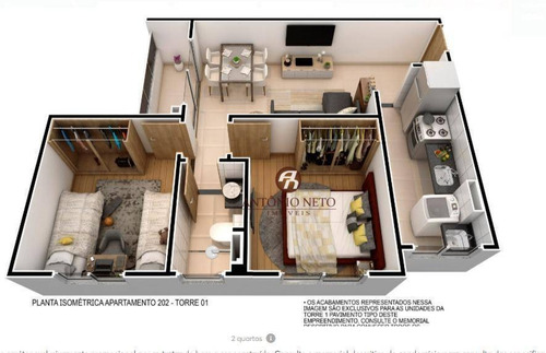 Imagem 12 de 12 de Apartamento À Venda, 45 M² Por R$ 215.400,00 - Passaré - Fortaleza/ce - Ap0544