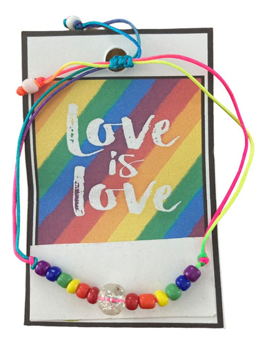Pulsera Pride Comunidad Lgbt Arcoiris Gay Mayoreo Emprende