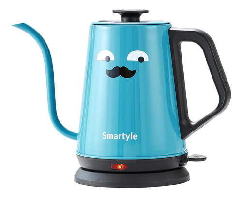 Smartyle Hervidor Eléctrico De Cuello De Cisne Con Bigotes,