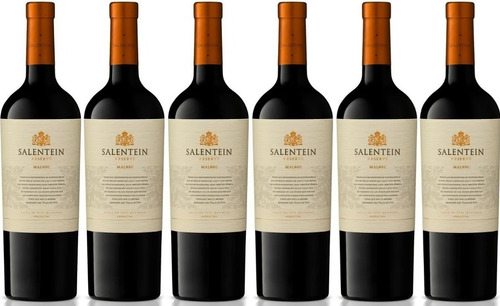 Vino Salentein Reserve Malbec Caja X 6 Botellas 750 Ml 