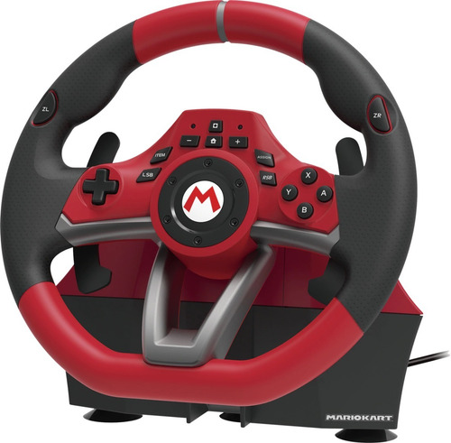 Volante Nintendo Switch Mario Kart Deluxe HoriPad Pedales