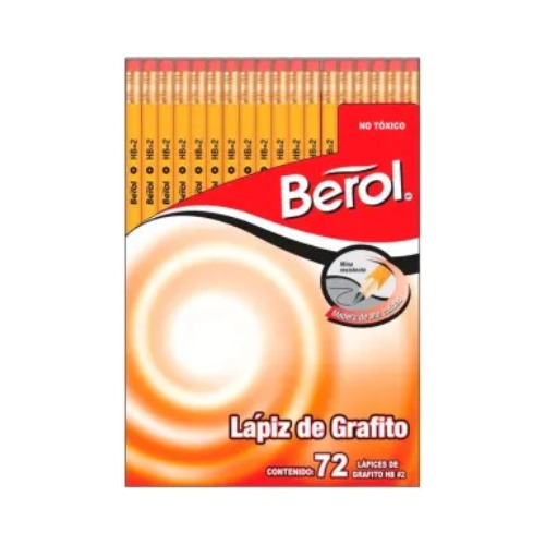 Lápices Berol Mirado Número 2 Hb Con 72 Pzas
