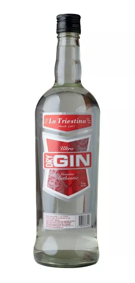 Gin Tonic La Triestina 1000ml - Nacional - Mayorista X6