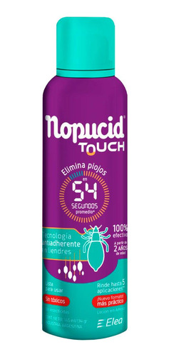 Nopucid Touch Loción Elimina Piojos Liendres En 54 Segundos