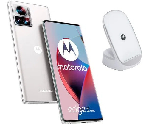 Celular Motorola Edge 30 Ultra 12gb 256gb Blanco + Carga Prm