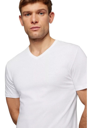 Camisetas Interiores Hugo Boss Cuello V 3 Pz 100% Original