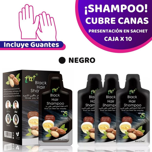 Shampoo Tinte Pinta Canas - mL a $220