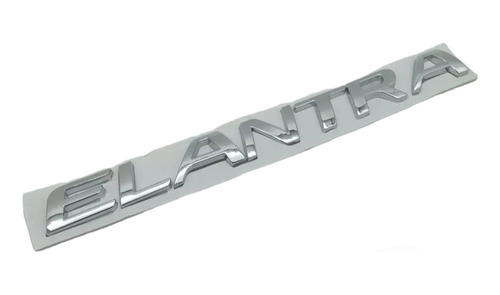 Emblema Elantra Hyundai Letras Insignia Cromada Autoadhesivo