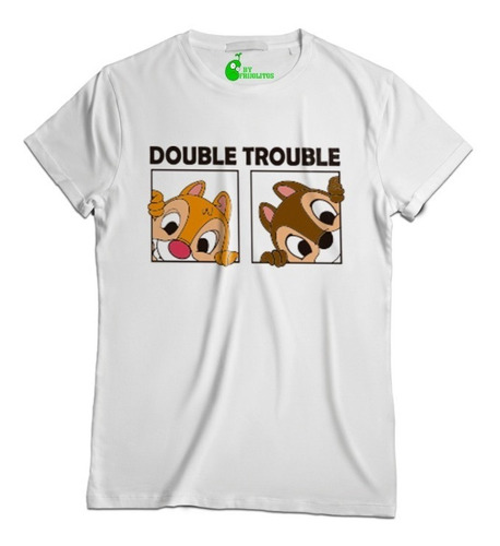 Playera Double Trouble Chip Y Dale By Frijolitos