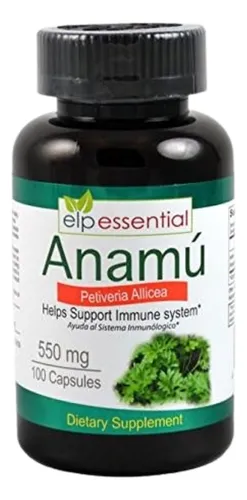 Anamu 100 Capsulas 550 Mg Petiveria Allicea