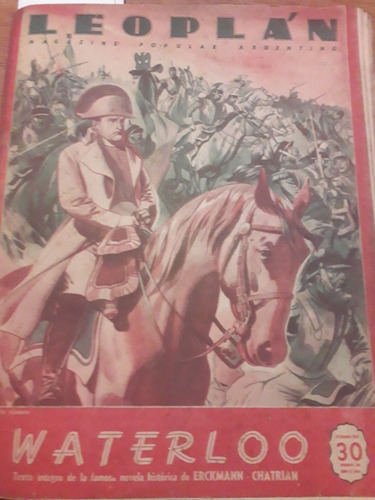 Revista Leoplan 1944 Cine Tranvías Ferrocarriles Andes Perón