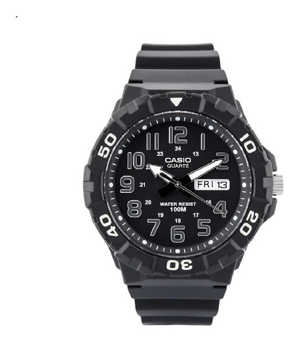 Reloj Casio Mrw-210h-1a Para Hombre Negro  Deportivo