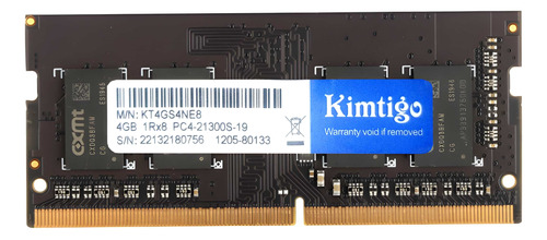 Memoria Ram Ddr4 4gb Kimtigo Kt4gs4ne8 2666 Mhz Mac Y Pc