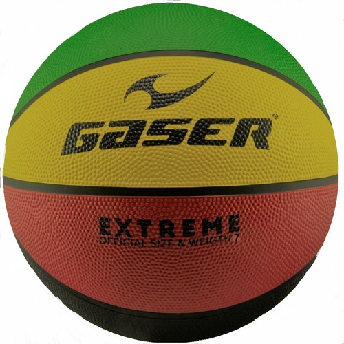 Pack 6 Pzs Balón Basketball Extreme No.7 Gaser