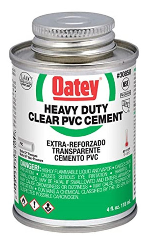 Pega 4oz Tuberías Pvc Verde Alta Presión Oatey