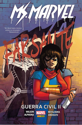 Ms. Marvel Guerra Civil II, de Wilson, G. Willow. Editora Panini Brasil LTDA, capa mole em português, 2018