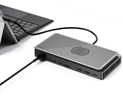 Gpd G1 Egpu 2024 Tarjeta Gráfica Dock Tarjeta De Expansión Con Radeon Rx 7600m Xt 8gb Gddr6 Rdna3.0 6nm 8gb Gddr6 Oculink Sff-8612 Thunderbolt Conectividad