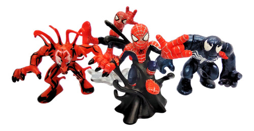 Marvel Super Hero Squad Venom Spiderman Carnage Spider Man