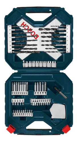 Taladro Atornillador Gsr 12v-15 Fc + Set X-line 65 Pcs Azul