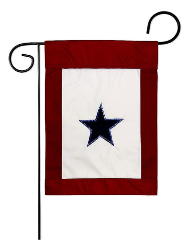 ~? Blue Star Service Garden Flag Military Memorabilia Banner