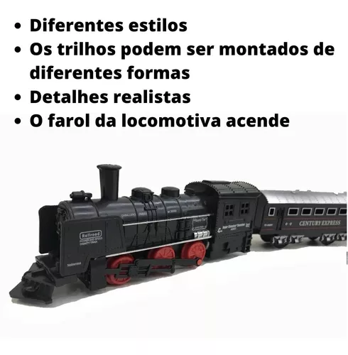 Ferrorama Super Trem Bala Mini Presente Brinquedo Decoração