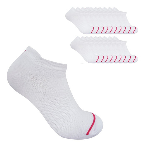 Tines Wilson 10 Pares Para Niñas Sin Felpa Blanco C1019