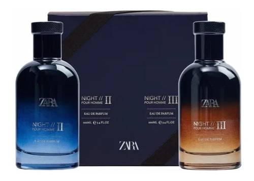 Zara Pack Night Pour Homme 2 & 3 100ml Fragancia Hombre