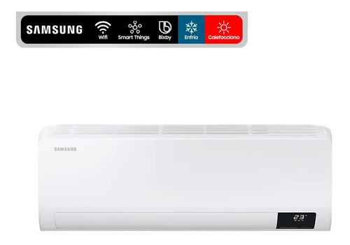 Aire Acondicionado Frío/calor 12000 Btu Qmd Inverter Samsung Color Blanco