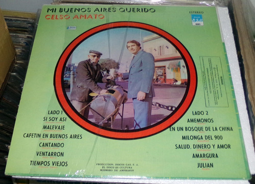 Celso Amato Mi Buenos Aires Querido Lp Mexicano Kktus