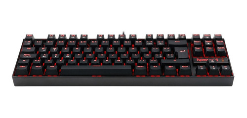 Teclado Mecanico Redragon Kumara K552 Iluminacion Rojo Pc