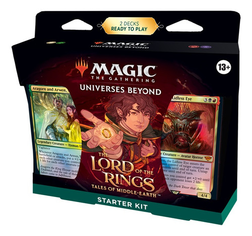 Magic Tg Starter Kit The Lord Of The Rings Ingles M4e 