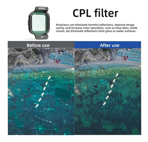 Conjunto De 6 Peças Filter Lens Drone Para Dji Flip