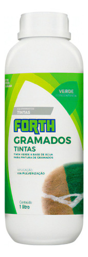 Tinta Verde Orgânica Para Gramados Forth Tinta 1 Litro Acabamento Brilhante