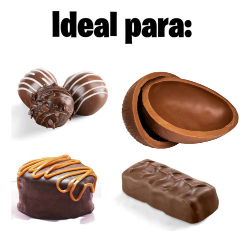 Cobertura Fracionada Sabor Chocolate Blend 2,1kg Top Harald